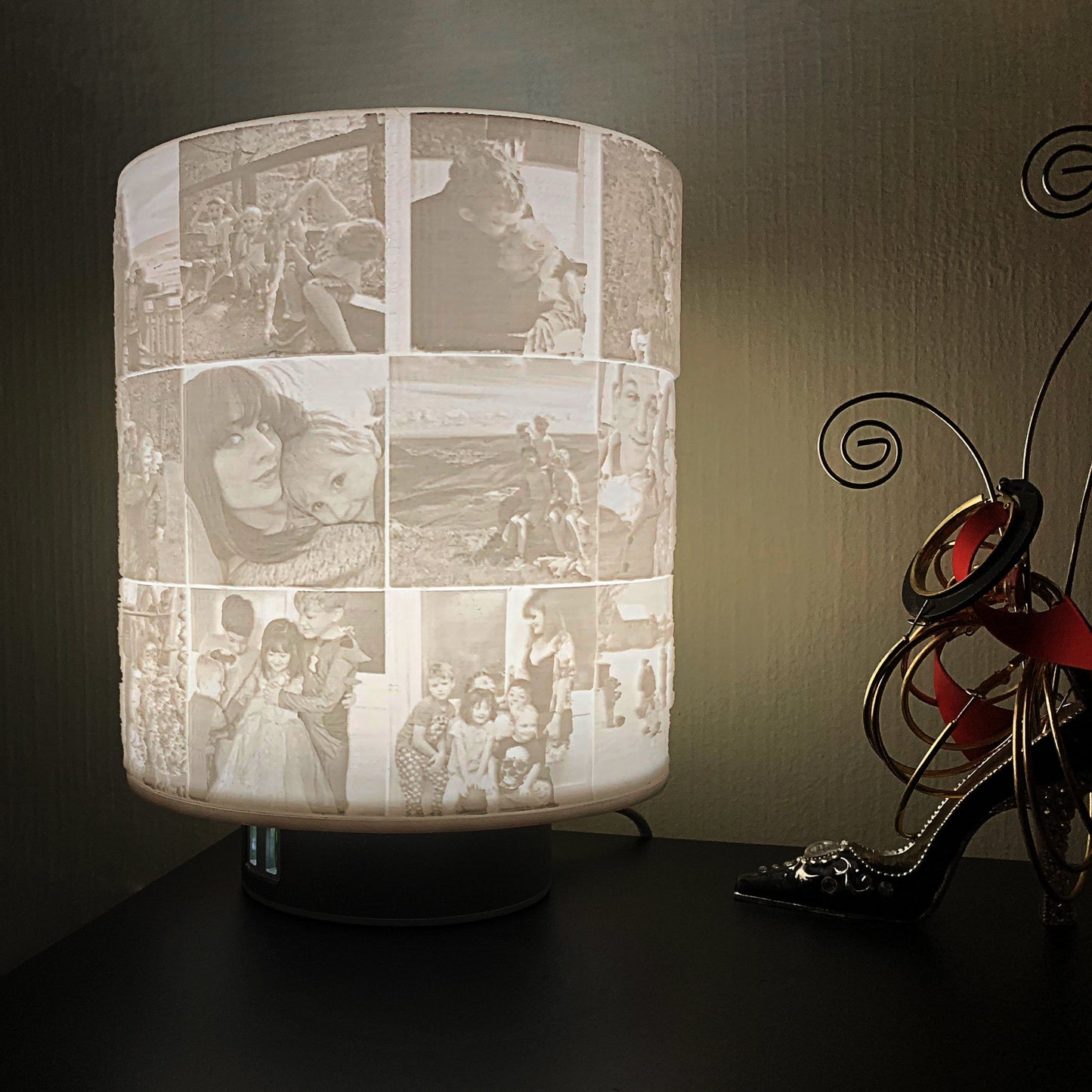 27 Picture Lithophane Lamp Shade