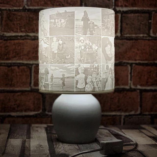 memory Shades, Sculpted Photo Lampshade