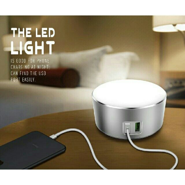 Replacement Touch Lamp with 2 x USB-A Charging Ports