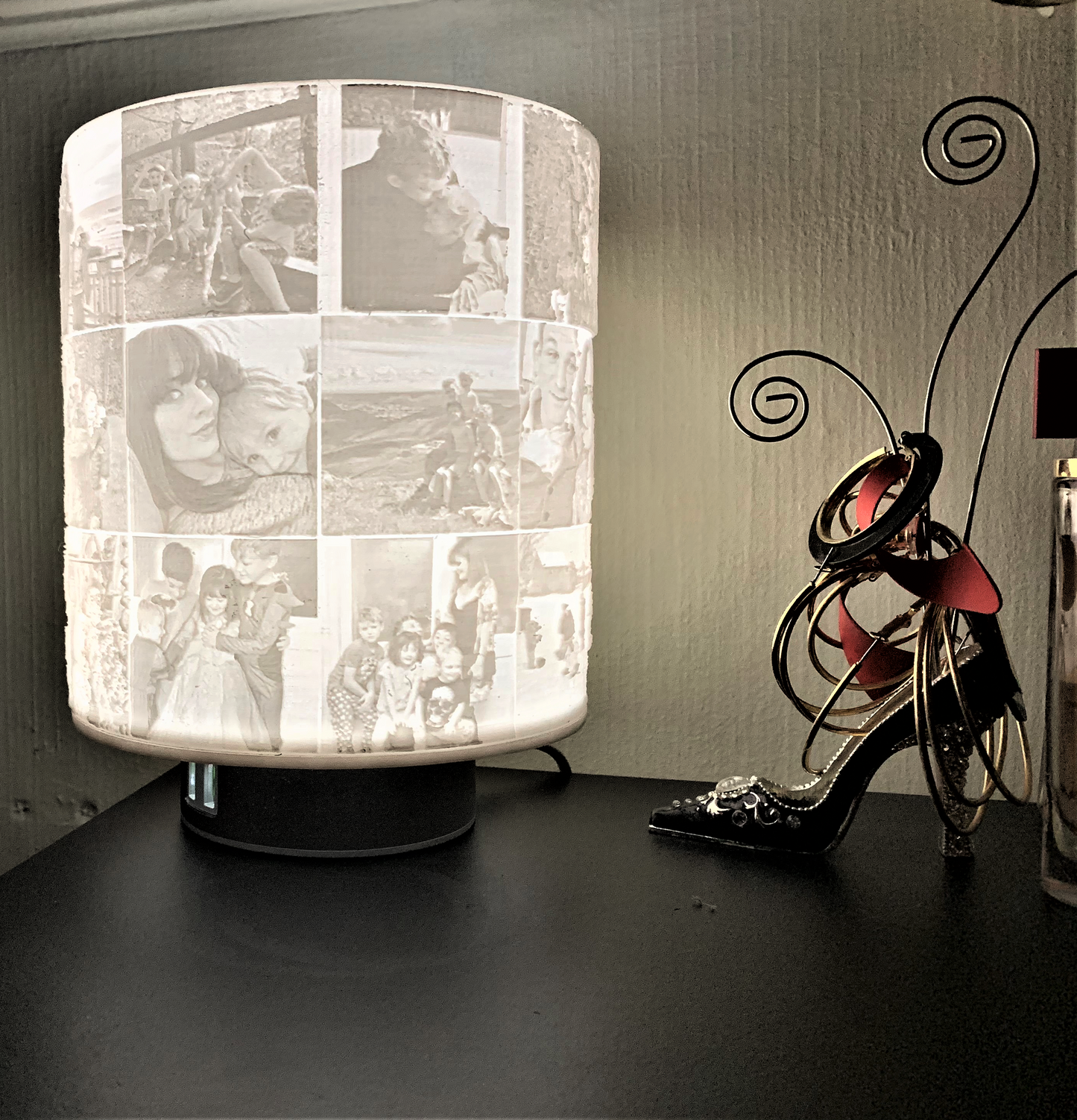 27 Photo LED Custom Personalised Lithophane Lamp & USB Charger