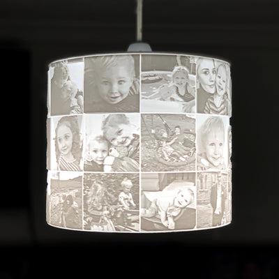 33 Photo Sculpted Memory Shade for Lamps or Ceiling Light Fitting